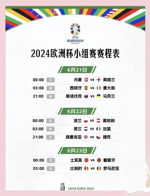 2024年欧洲杯赛程表图片，2024欧洲杯在哪里？